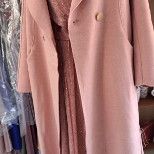 Pink Shimmer Woolly Jacket - Image 3
