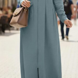 Linino Side Pleated Dress - Image 3