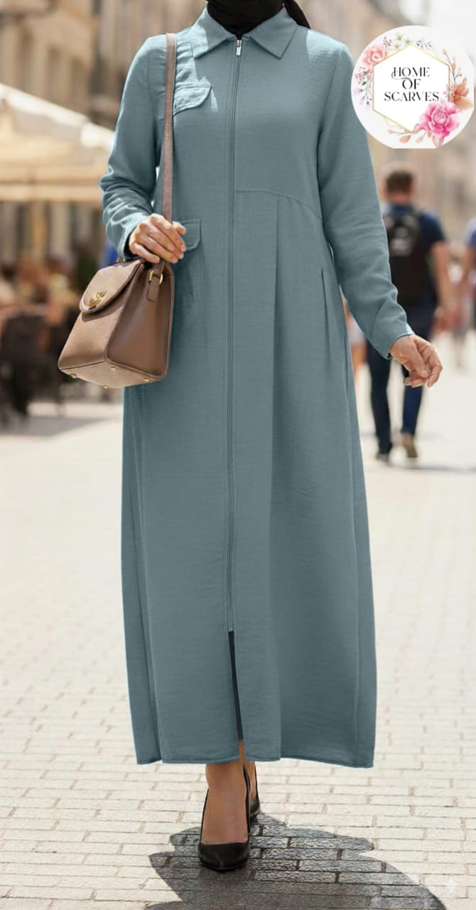 Linino Side Pleated Dress - Image 3