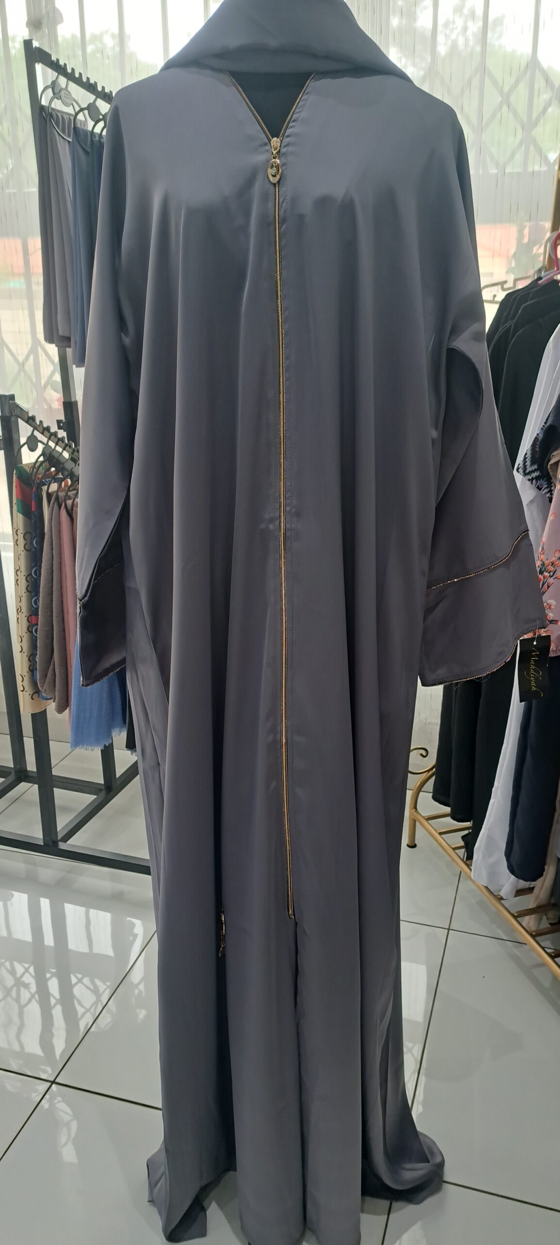 Dubai Grey Abaya