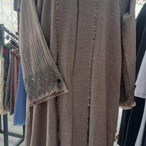 Linen Abaya Beige