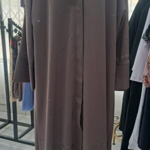 Beyza A-line abaya Tan