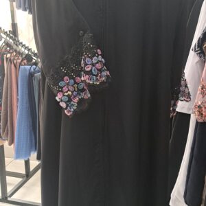Dubai Floral sleeve abaya